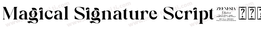 Magical Signature Script字体转换